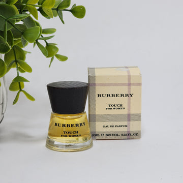 Burberry Touch Eau De Parfum Splash for Women Mini Travel Size 0.16 fl oz / 5 mL